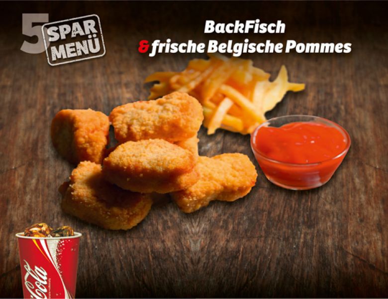 Back Fisch & frische Belgische Pommes